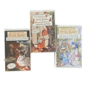 Beatrix Potter World of Peter Rabbit Friends Benjamin Bunny Tom Kitten Duck VHS